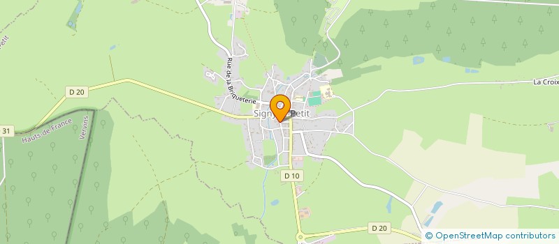 localisation de l'entreprise SCI MATHOT  SIGNY-LE-PETIT