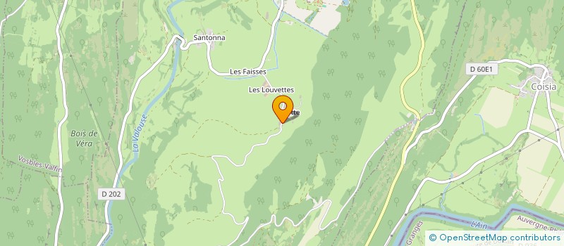 localisation de l'entreprise SCI MATHOUL  CORNOD