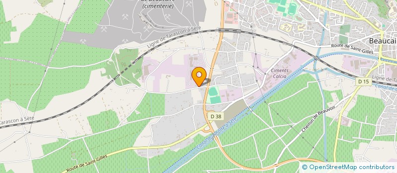 localisation de l'entreprise SCI MATHRICH  BEAUCAIRE