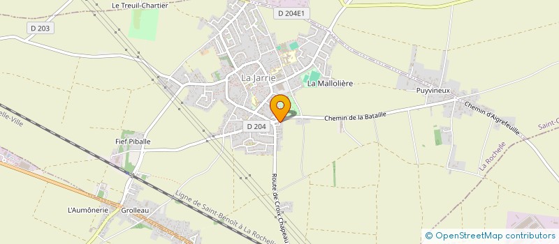 localisation de l'entreprise SCI MATHSTEPH  LA JARRIE