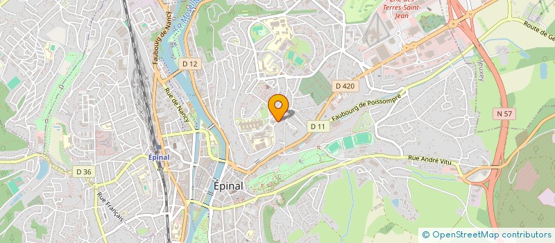localisation de l'entreprise SCI MATHUG à EPINAL