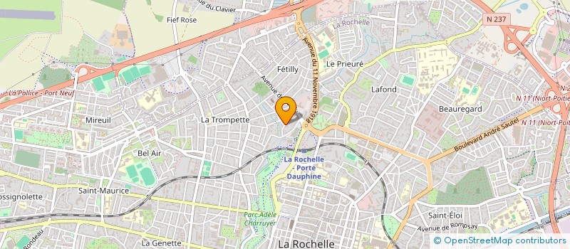 localisation de l'entreprise SCI MATHUR  LA ROCHELLE