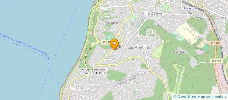 localisation de l'entreprise SCI MATHUR  ARCACHON