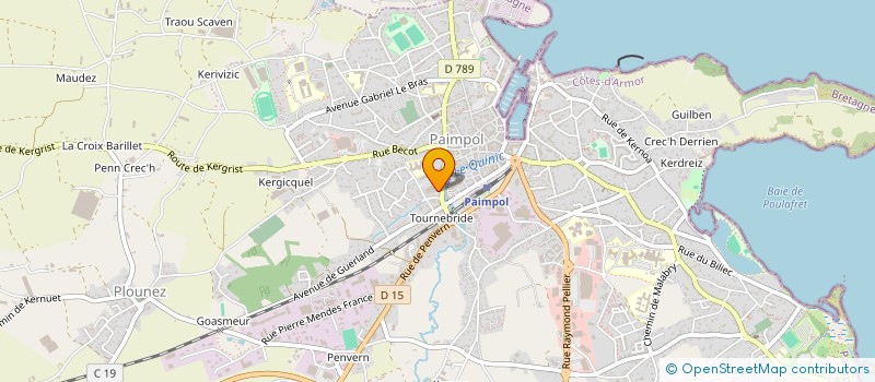 localisation de l'entreprise SCI MATHURIN  PAIMPOL