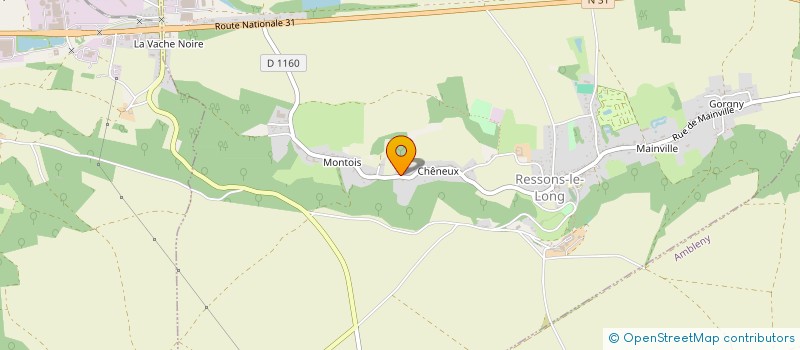 localisation de l'entreprise SCI MATHVIER  RESSONS-LE-LONG