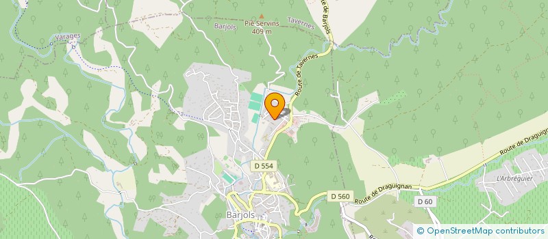 localisation de l'entreprise SCI MATHWEEN  BARJOLS