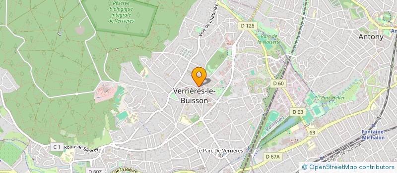 localisation de l'entreprise SCI MATHY à VERRIERES-LE-BUISSON