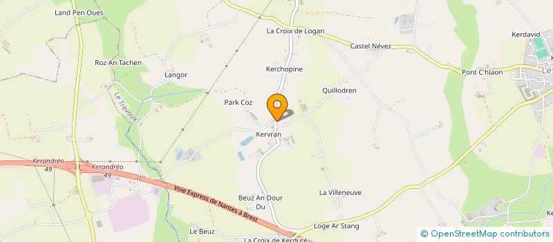 localisation de l'entreprise SCI MATHY  LE TREVOUX