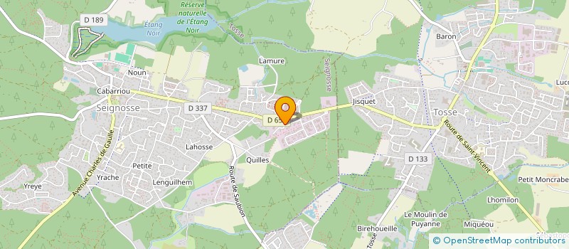 localisation de l'entreprise SCI MATHY  SEIGNOSSE