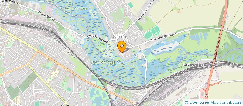 localisation de l'entreprise SCI MATHY  CAMON