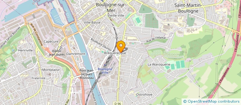 localisation de l'entreprise SCI MATHYSSANDRE  BOULOGNE-SUR-MER