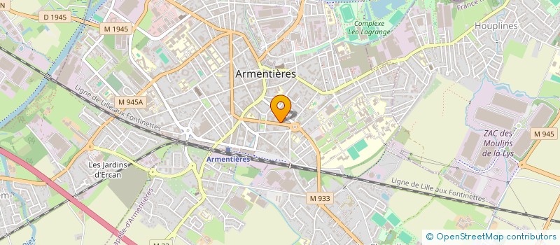 localisation de l'entreprise SCI MATI  ARMENTIERES