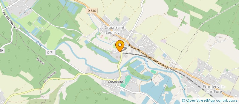 localisation de l'entreprise SCI MATI  CLEF VALLEE D'EURE