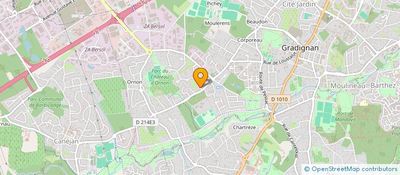 localisation de l'entreprise SCI MATI à GRADIGNAN