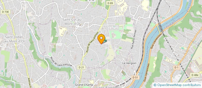 localisation de l'entreprise SCI MATI  SAINT-CYR-AU-MONT-D'OR