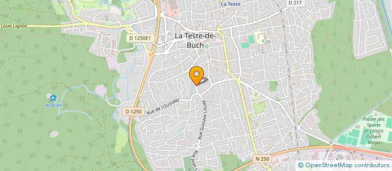 localisation de l'entreprise SCI MATI DE LA TESTE à LA TESTE-DE-BUCH