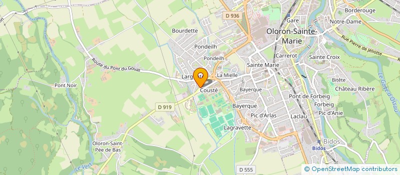 localisation de l'entreprise SCI MATIBAT  OLORON-SAINTE-MARIE