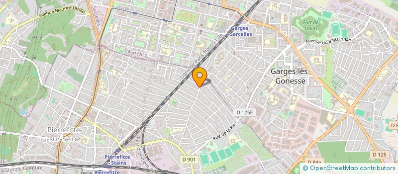 localisation de l'entreprise SCI MATIC à STAINS