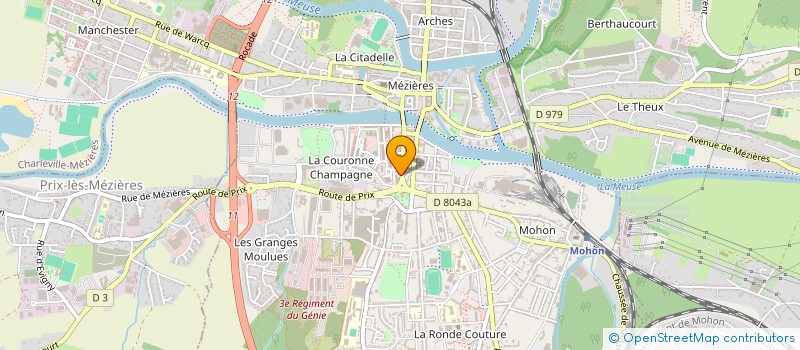 localisation de l'entreprise SCI MATICAR  CHARLEVILLE-MEZIERES