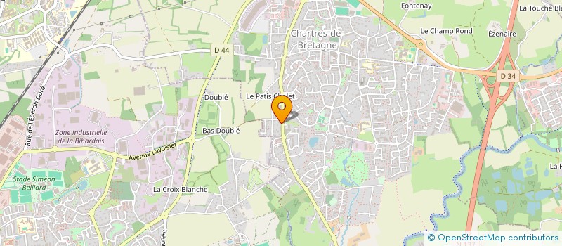 localisation de l'entreprise SCI MATICE  CHARTRES-DE-BRETAGNE