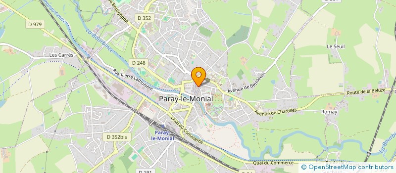 localisation de l'entreprise SCI MATICOE  PARAY-LE-MONIAL