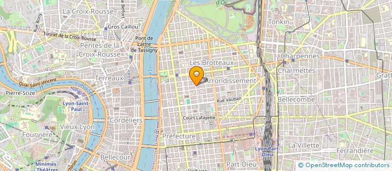 localisation de l'entreprise SCI MATIERES D IMAGE  LYON