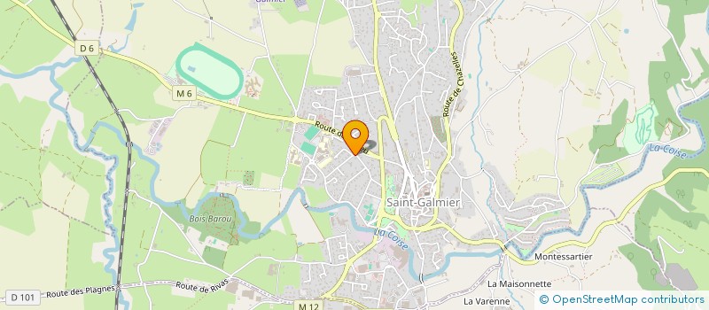 localisation de l'entreprise SCI MATIGNON  SAINT-GALMIER