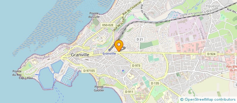 localisation de l'entreprise SCI MATIGNON à GRANVILLE
