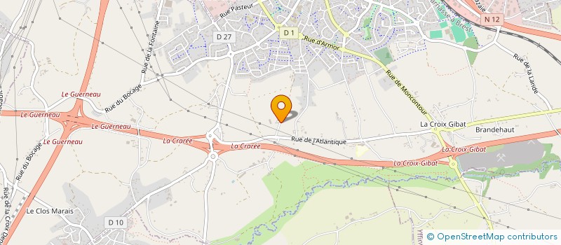 localisation de l'entreprise SCI MATIGNON  TREGUEUX