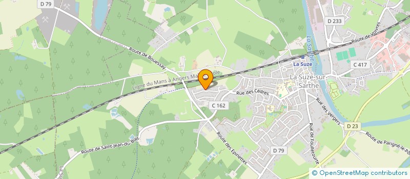 localisation de l'entreprise SCI MATILA  LA SUZE-SUR-SARTHE