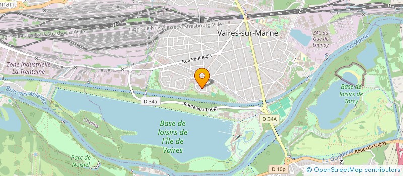 localisation de l'entreprise SCI MATILE  VAIRES-SUR-MARNE