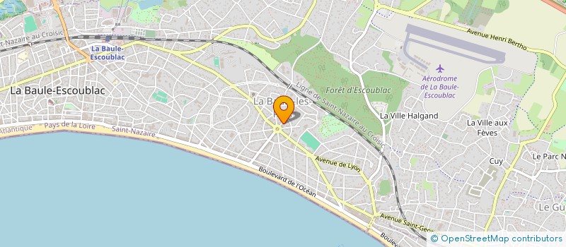 localisation de l'entreprise SCI MATILE 'S  LA BAULE-ESCOUBLAC