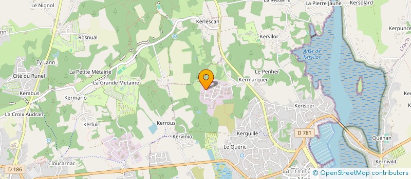 localisation de l'entreprise SCI MATIM  LA TRINITE-SUR-MER