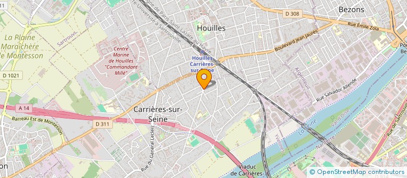 localisation de l'entreprise SCI MATIM  CARRIERES-SUR-SEINE