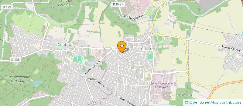 localisation de l'entreprise SCI MATIM  COURTRY