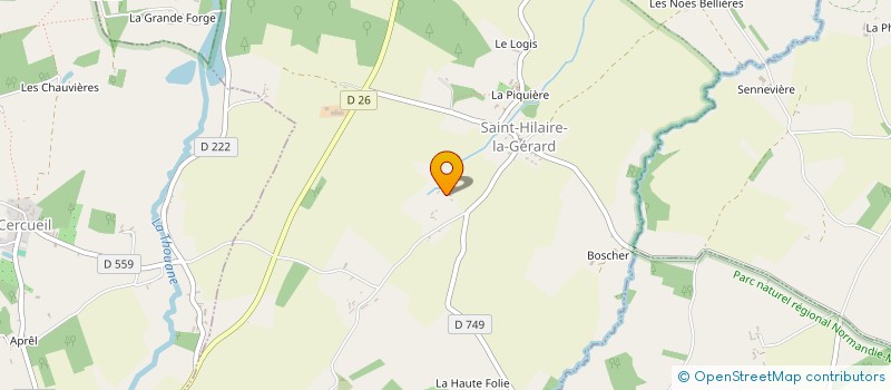 localisation de l'entreprise SCI MATIMA à MORTREE