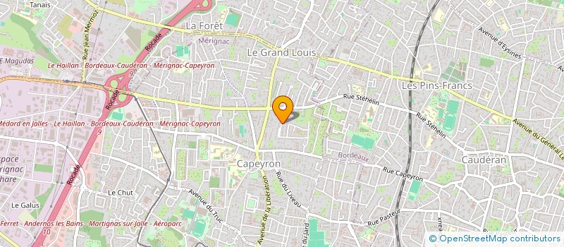 localisation de l'entreprise SCI MATIMO  MERIGNAC