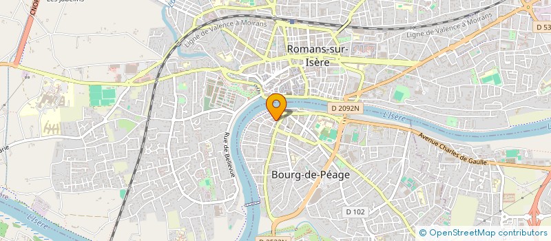 localisation de l'entreprise SCI MATIN SOLEIL  BOURG-DE-PEAGE