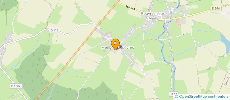 localisation de l'entreprise SCI MATINE  MEILLY-SUR-ROUVRES