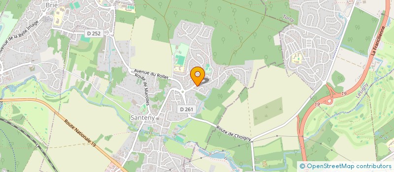 localisation de l'entreprise SCI MATINEL  SANTENY