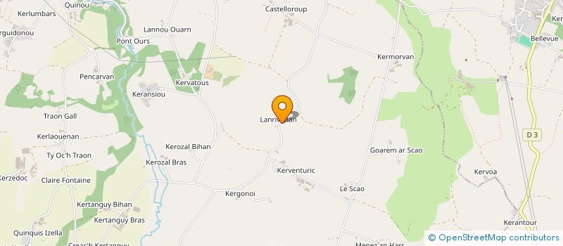 localisation de l'entreprise SCI MATINES  PLOUGUIN