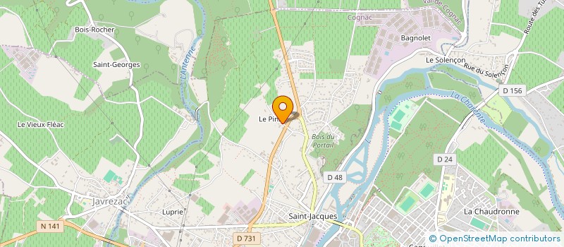 localisation de l'entreprise SCI MATIPARI à COGNAC