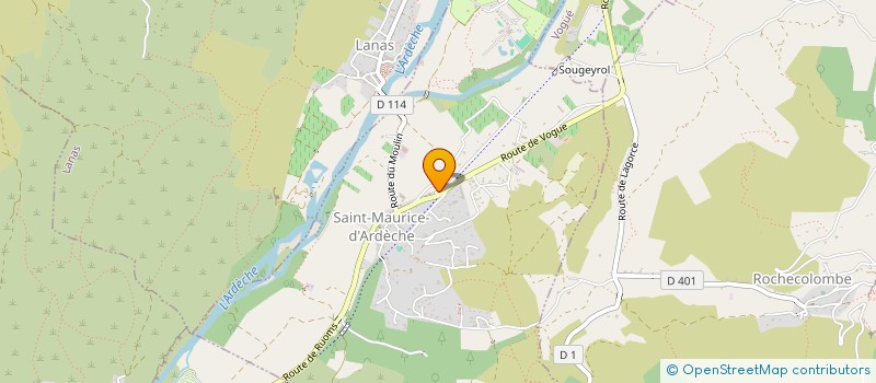 localisation de l'entreprise SCI MATIS  SAINT-PRIVAT