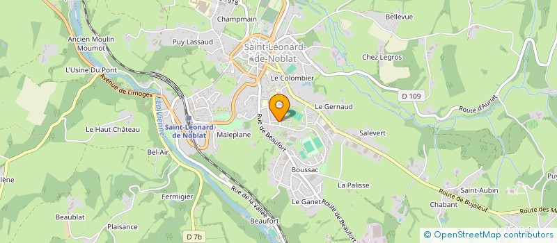 localisation de l'entreprise SCI MATIS à SAINT-LEONARD-DE-NOBLAT