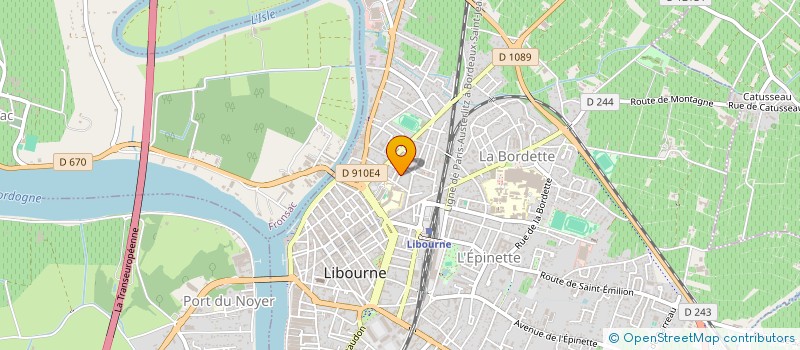localisation de l'entreprise SCI MATIS MALVESTIO  LIBOURNE