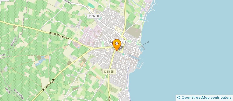 localisation de l'entreprise SCI MATISA à MARSEILLAN