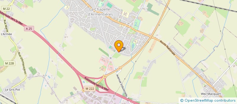 localisation de l'entreprise SCI MATISSE  LA CHAPELLE-D'ARMENTIERES