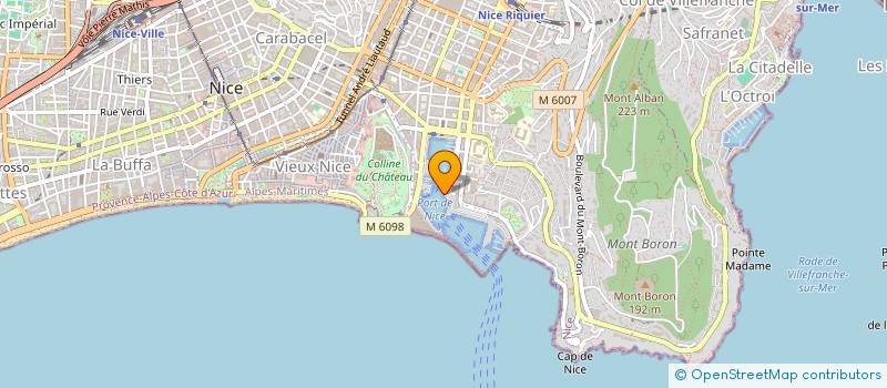 localisation de l'entreprise SCI MATISSE à NICE