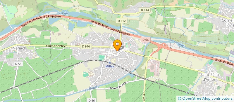 localisation de l'entreprise SCI MATISSE  MILLAS