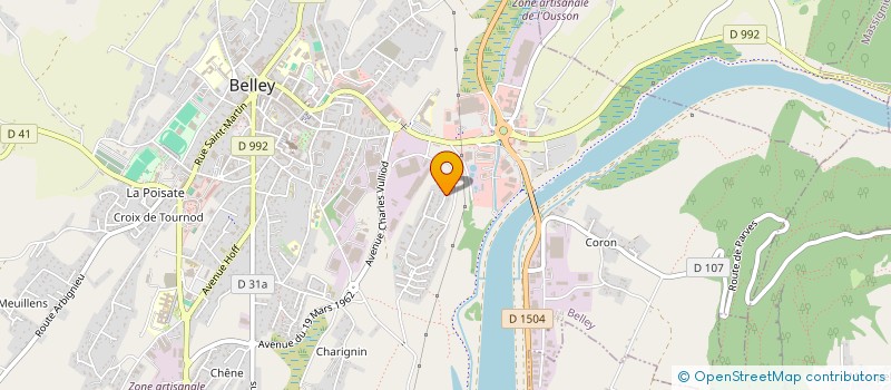 localisation de l'entreprise SCI MATISSE  BELLEY